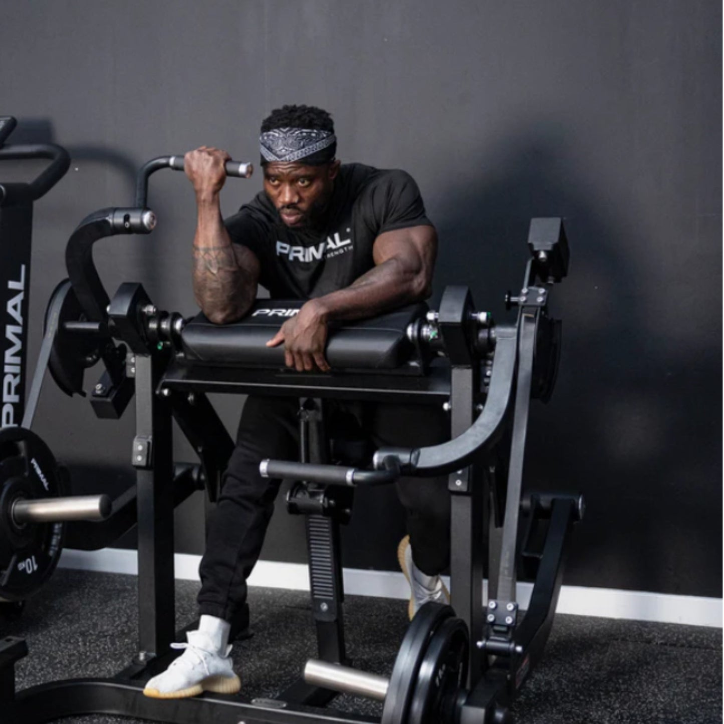 Primal Performance Series Plate Loaded Bicep Curl